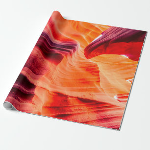 Beautiful wide angle view of amazing sandstone for wrapping paper