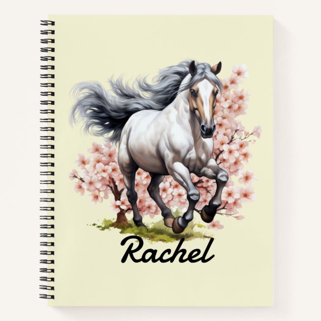 Beautiful Wild Horses Notebook (Front)