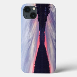 Beautiful Wilderness Sunset over Lake Photo iPhone 13 Case