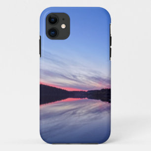 Beautiful Wilderness Sunset over Lake Photo iPhone 11 Case