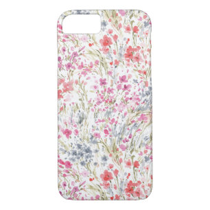 Beautiful Wildflower Watercolor Pattern iPhone 8/7 Case