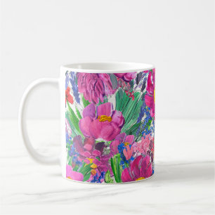 Beautiful Wildflowers: Hand Drawn Artistry. Coffee Mug