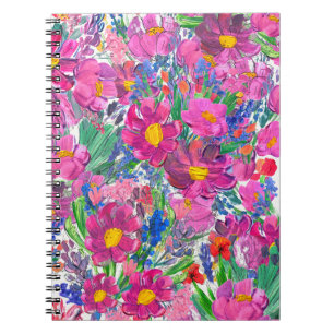 Beautiful Wildflowers: Hand Drawn Artistry. Notebook