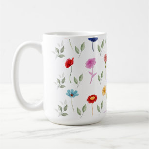 Beautiful Wildflowers Printed Mug