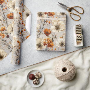 Beautiful Wildflowers Wrapping Paper