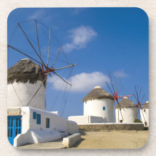 Beautiful windmills on the island of Mykonos, Coaster