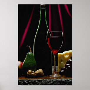 Beautiful Wine bottle Poster