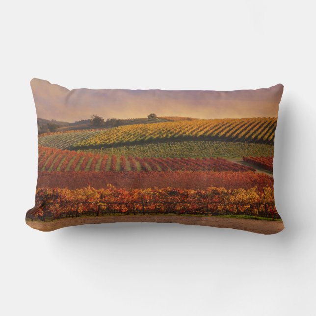 Beautiful Wine Throw Pillow Decor (Front)