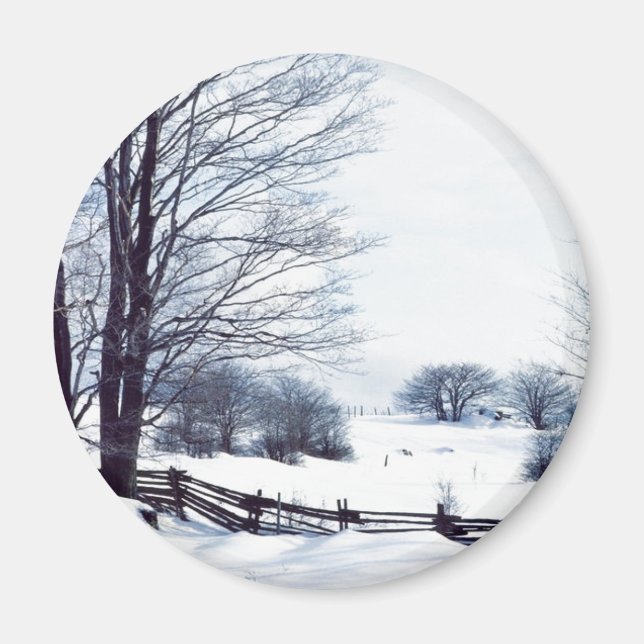 Beautiful Winter Day Magnet (Front)