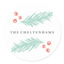 Beautiful Winter Frame Sticker