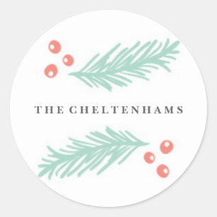 Beautiful Winter Frame Sticker