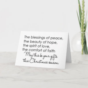 BEAUTIFUL WISHES FOR FAMILY AND FRIENDS CARD