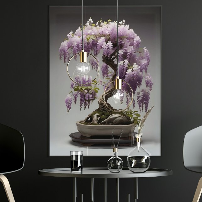 Beautiful Wisteria Bonsai Tree Poster (Creator Uploaded)