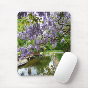 Beautiful Wisteria flowers Mouse Pad
