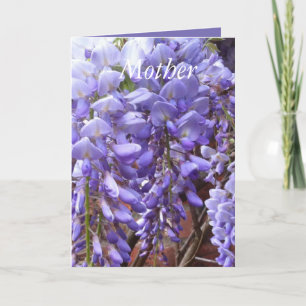 Beautiful Wisteria Mother's Day Holiday Card