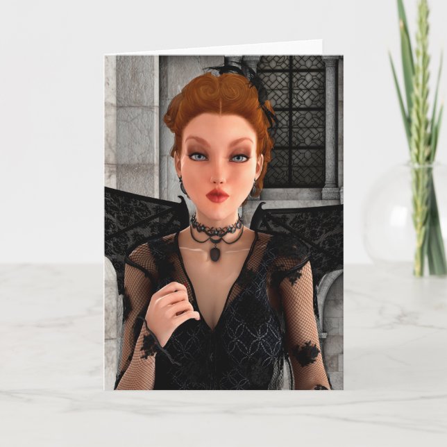 Beautiful Witch Card (Front)