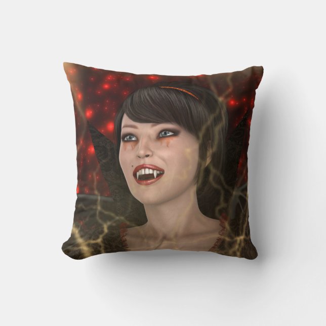 Beautiful Witch Cushion (Front)