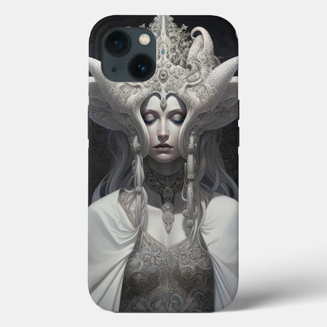Beautiful Witch Demon Queen Fantasy Art Case-Mate iPhone Case (Back)