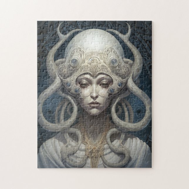 Beautiful Witch Demon Queen Fantasy Art Jigsaw Puzzle (Vertical)