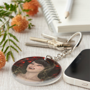 Beautiful Witch Key Ring