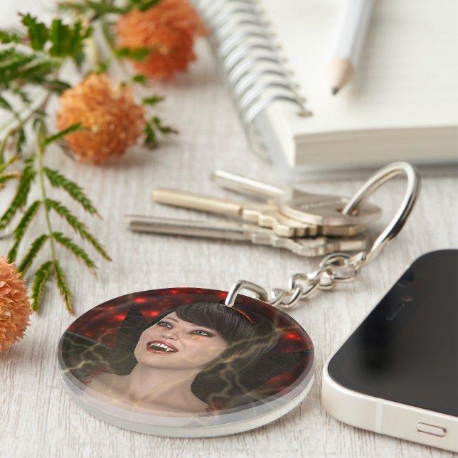 Beautiful Witch Key Ring (Front Right)