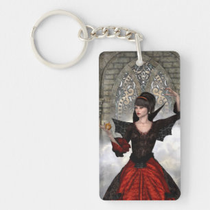 Beautiful Witch Key Ring