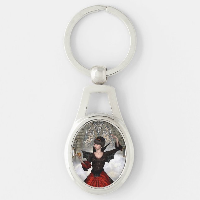 Beautiful Witch Key Ring (Front)