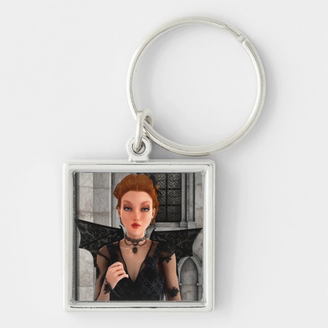 Beautiful Witch Key Ring (Front)