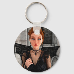 Beautiful Witch Key Ring