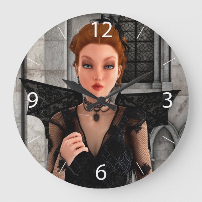 Beautiful Witch Large Clock (Front)