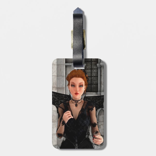 Beautiful Witch Luggage Tag (Back Vertical)