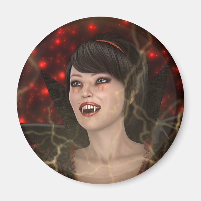 Beautiful Witch Magnet (Front)
