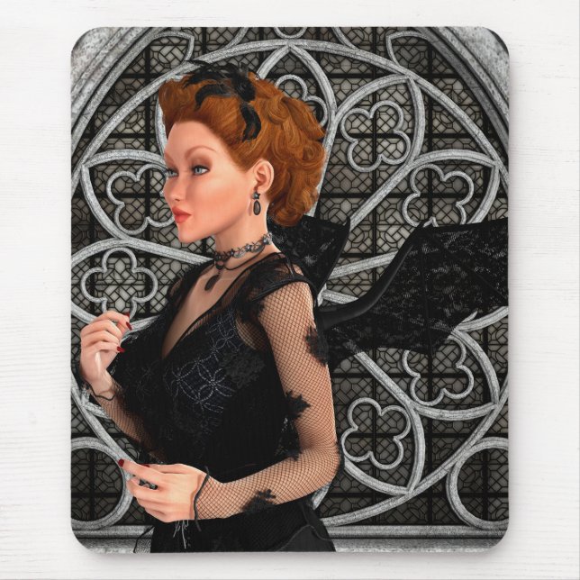 Beautiful Witch Mouse Pad (Front)