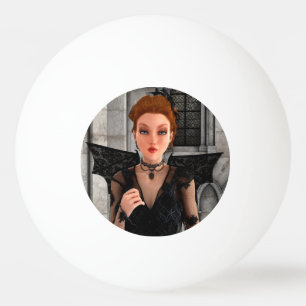 Beautiful Witch Ping Pong Ball