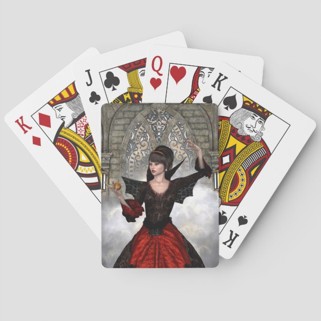 Beautiful Witch Playing Cards (Back)