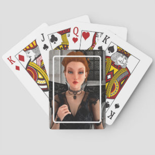 Beautiful Witch Playing Cards