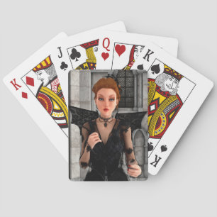 Beautiful Witch Playing Cards