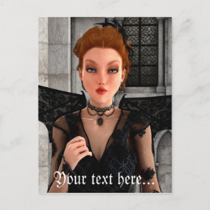 Beautiful Witch Postcard