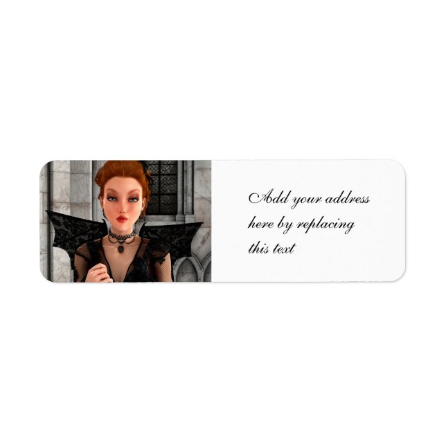 Beautiful Witch Return Address Label (Front)