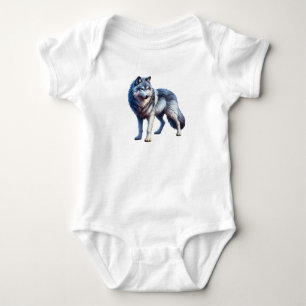 Beautiful Wolf Baby Bodysuit