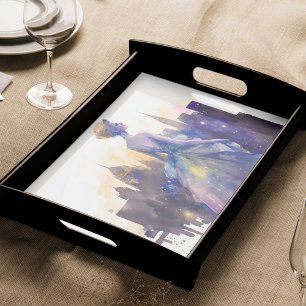 Beautiful Woman   Abstract Fairytale City Princess Tissue Paper