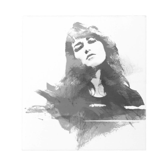 Beautiful Woman Argerich Notepad (Front)