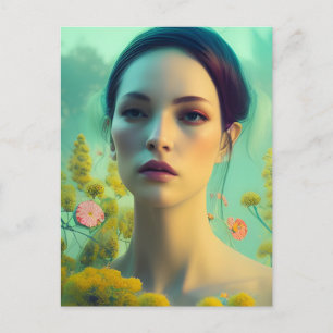 Beautiful Woman Postcard