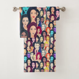 Beautiful Women Bath Towel Set