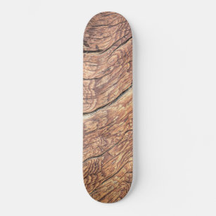 Beautiful Wood Photography Deep Natural Cracks Skateboard