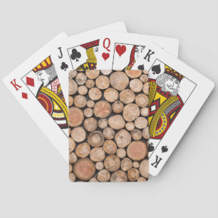 beautiful wood playing cards