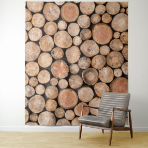 beautiful wood tapestry