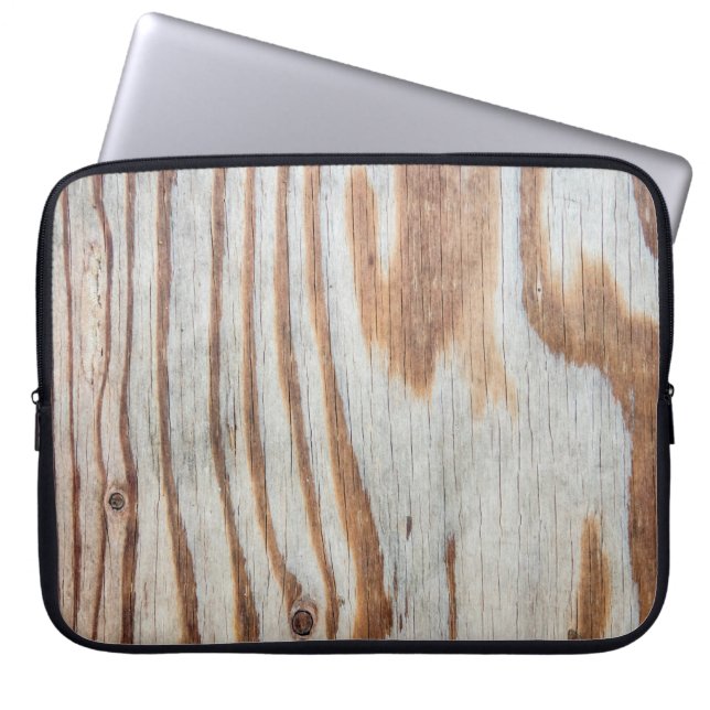 Beautiful wooden texture or backgroundabstract, gr laptop sleeve (Front)