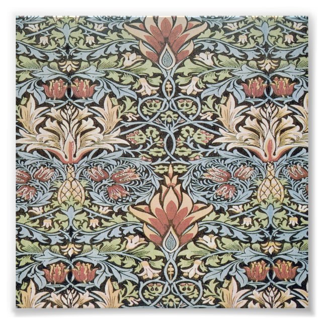 Beautiful work of William Morris,Art Nouveau,Beaut Photo Print (Front)