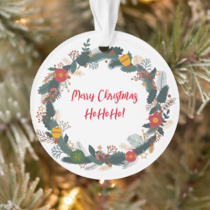 beautiful wreath Christmas ornament
